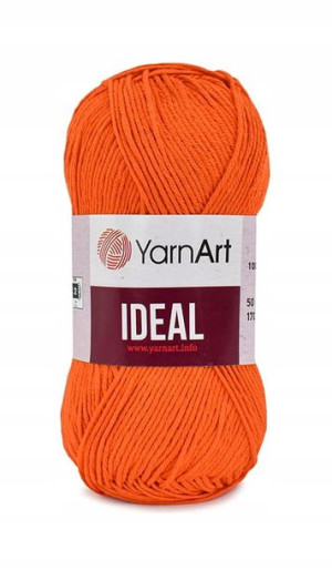 Włóczka YarnArt Ideal 242 pomarańcz 100% BAWEŁNA