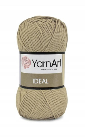 Włóczka YarnArt Ideal 234 jasny brąz 100% BAWEŁNA