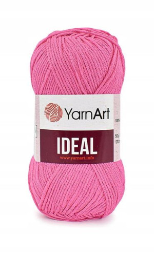 Włóczka YarnArt Ideal 231 ciemny róż 100% BAWEŁNA