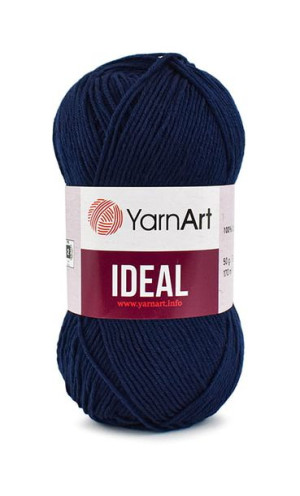 Włóczka YarnArt Ideal - 241 granatowy 100% BAWEŁNA