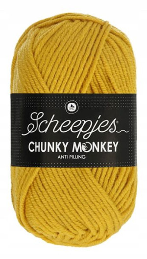 Włóczka CHUNKY MONKEY 100 g - 1823 musztarda