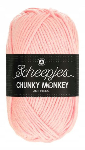 Włóczka CHUNKY MONKEY 100 g - 1130 rumieniec