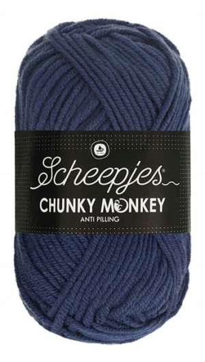 Włóczka CHUNKY MONKEY 100 g - 2005 Navy