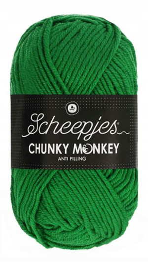 Włóczka CHUNKY MONKEY 100 g - 1826 zielona koniczy