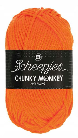 Włóczka CHUNKY MONKEY 100 g - 2002 pomarańczowy