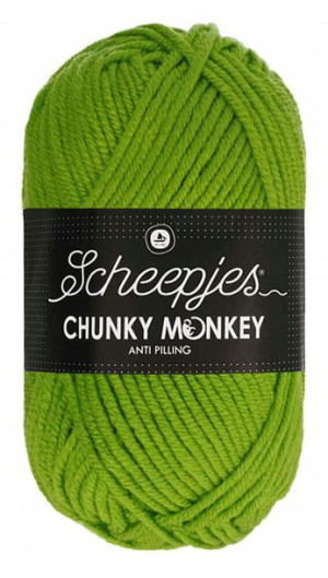 Włóczka CHUNKY MONKEY 100 g - 2016 zielony