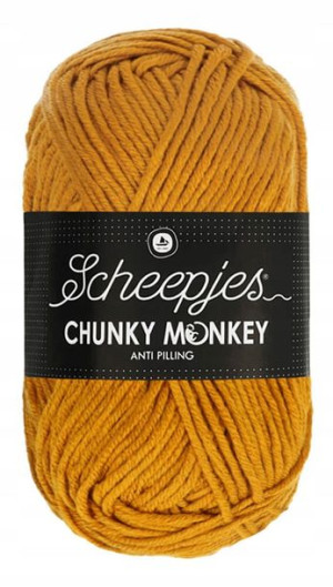 Włóczka CHUNKY MONKEY 100 g - 1709 ochra