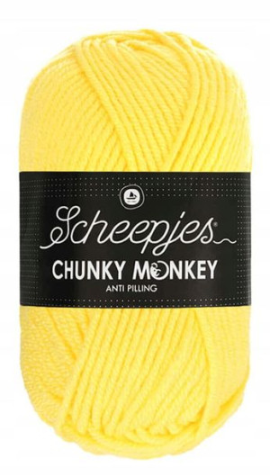Włóczka CHUNKY MONKEY 100 g - 1263 cytryna