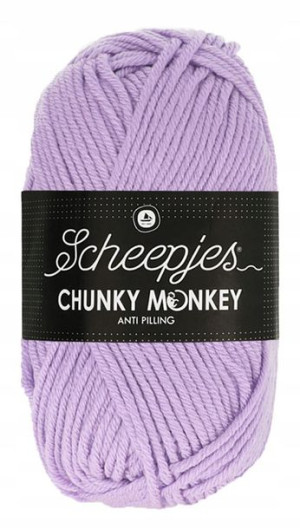 Włóczka CHUNKY MONKEY 100 g - 1432 ametyst