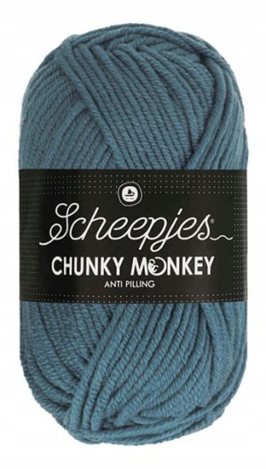 Włóczka CHUNKY MONKEY 100 g - 1302 zgaszony granat
