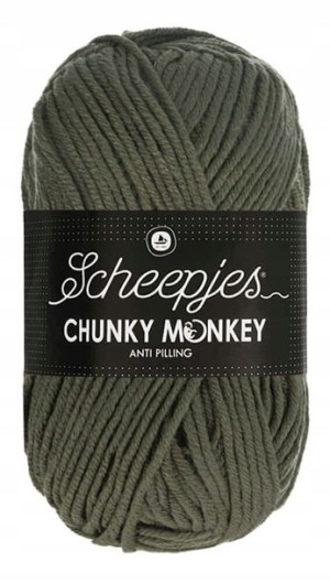 Włóczka CHUNKY MONKEY 100 g - 1063 stalowy