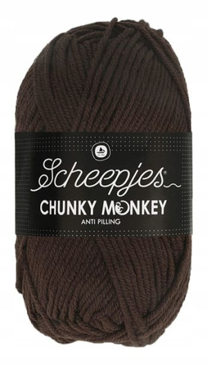 Włóczka CHUNKY MONKEY 100 g - 1004 czekolada