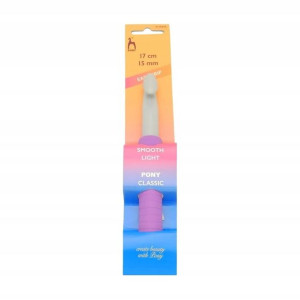 Szydełko ergonomiczne PONY EASY GRIP - 15 mm