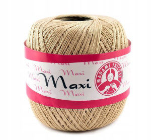 Kordonek MAXI MADAME TRICOTE 6311 beżowo-brązowy