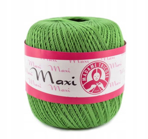 Kordonek MAXI MADAME TRICOTE 100 g / 6332 zielony