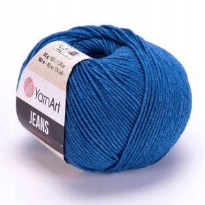 Włóczka YARNART JEANS 17 niebieski ciemny
