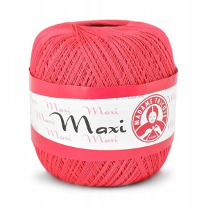 Kordonek MAXI MADAME TRICOTE 100 g / 4914 malina