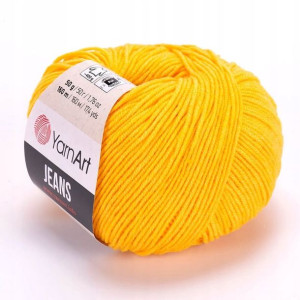 Włóczka YARNART JEANS 35 żółty