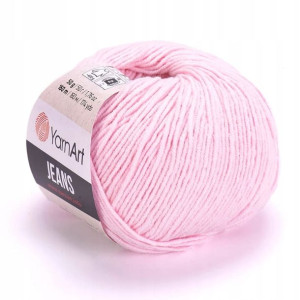 Włóczka YARNART JEANS 74 jasny róż
