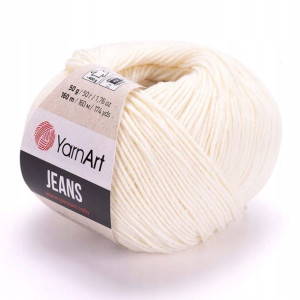 Włóczka YARNART JEANS 03 ecru