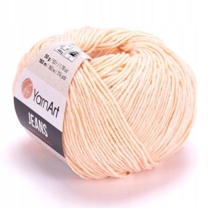 Włóczka YARNART JEANS 73 brzoskwinia