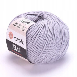 Włóczka YARNART JEANS 80 stalowy