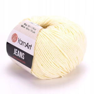 Włóczka YARNART JEANS 86 pastelowy żółty