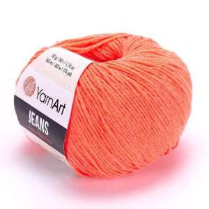 Włóczka YARNART JEANS 61 pomarańcz