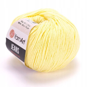 Włóczka YARNART JEANS 67 żółty jasny