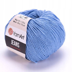 Włóczka YARNART JEANS 15 niebieski jasny