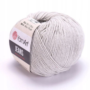 Włóczka YARNART JEANS 49 szary jasny