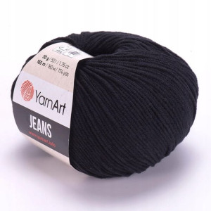 Włóczka YARNART JEANS 53 czerń