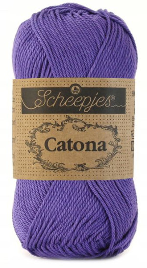 Włóczka Scheepjes Catona 508 / 50 g ciemny ametyst
