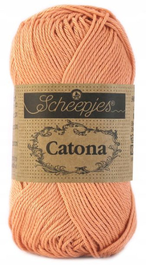 Włóczka Scheepjes Catona 524 / 50 g - morela