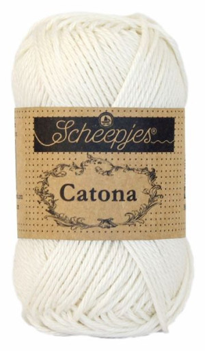 Włóczka Scheepjes Catona 105 / 50 g - ślubna biel
