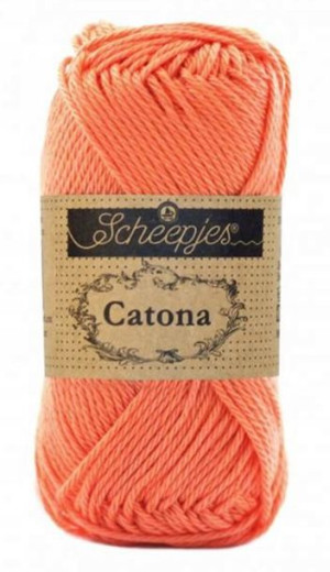 Włóczka Scheepjes Catona 410 / 50 g - koral