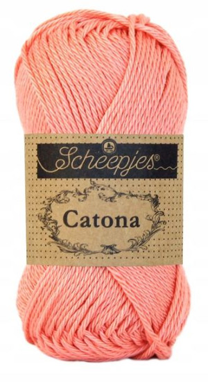Włóczka Scheepjes Catona 264 / 50 g - jasny koral