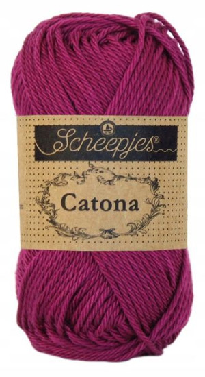 Włóczka Scheepjes Catona 128 /50g purpura tyryjska