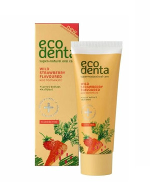 Ecodenta Pasta do zębów dla dzieci Poziomka 75 ml