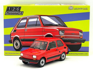 Fiat 126 Personal 4 - 1976, red Laudoracing 1:18