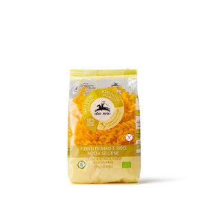 Makaron kukurydziano-ryżowy FUSILLI  bezglutenowy BIO 250 g Alce Nero