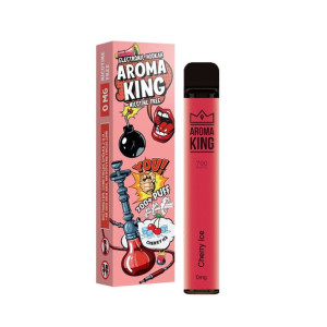 Aroma King Hookah - Cherry Ice 700+ jednorazowy beznikotynowy