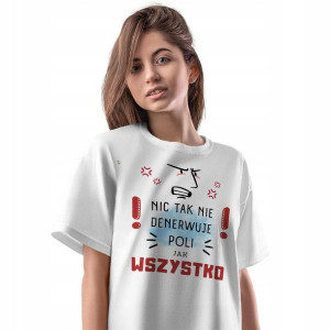 T-Shirt Damski dla Poli Koszulka XXL Prezent