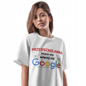 T-Shirt Damski Dla Przedszkolanki Koszulka Prezent