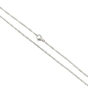 Łańcuszek stal chirurgiczna 45cm / 2mm – Singapur