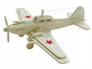 Samolot Ił-2 Sturmovik składanka drewniana P176