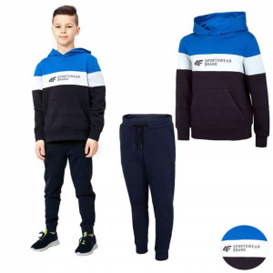 Komplet Chłopięcy Dresowy 4f Bluza Spodnie Dres