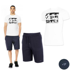 Komplet Męski 4f Koszulka T-shirt Spodenki M