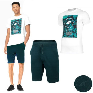 Komplet Męski 4f Koszulka T-shirt Spodenki M