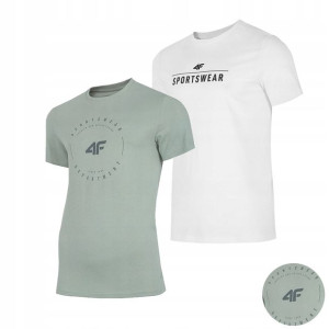 Komplet Męski 4f Koszulka T-shirt Zestaw 2pak S